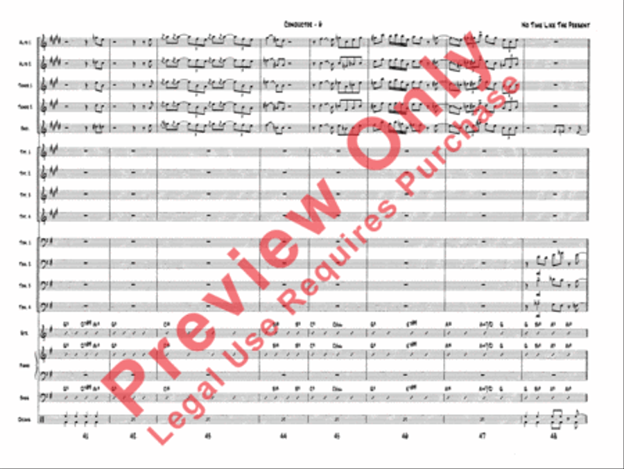 No Time Like the Present Jazz Ensemble scores gallery preview page 8