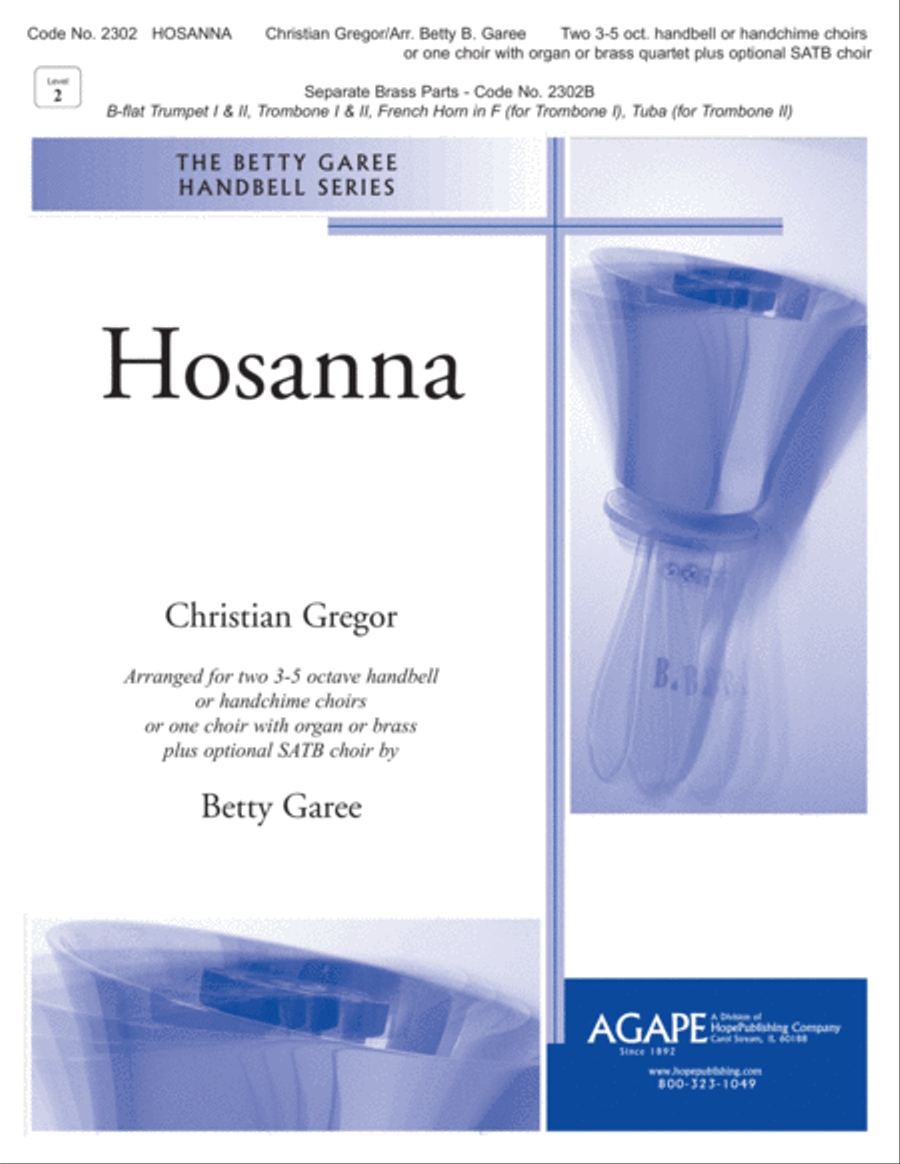 Hosanna 4-Part scores gallery preview page 1