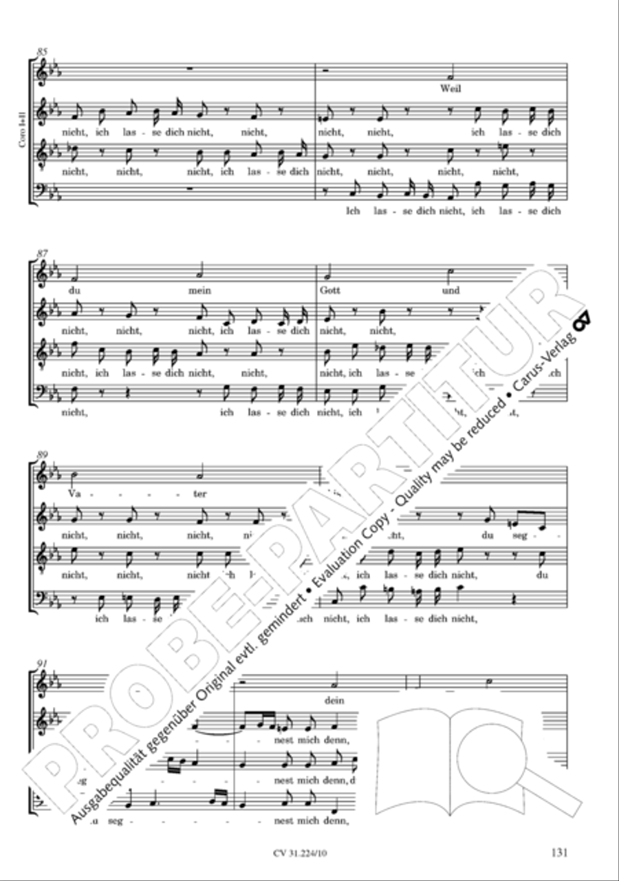 The complete motets (without Bc) Choir scores gallery preview page 138