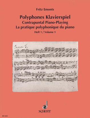 Book cover for Contrapuntal Piano Playing