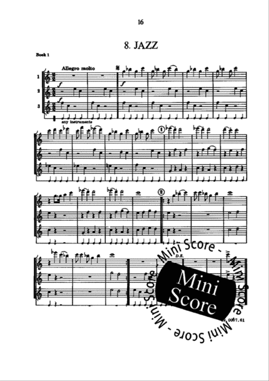 Jeunes Musiciens 1 (Flex 3) Flute Trio scores gallery preview page 20