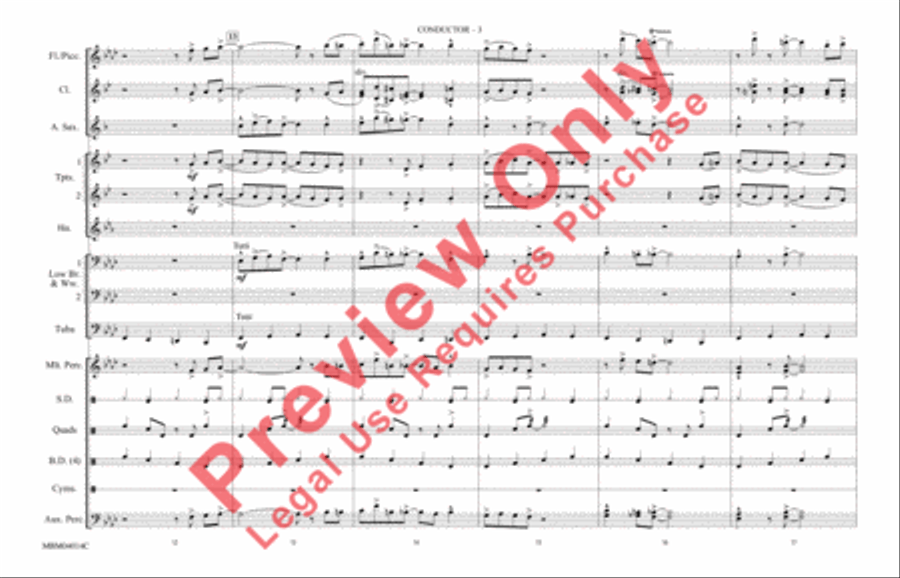 Moondance Moondance Marching Band scores gallery preview page 4