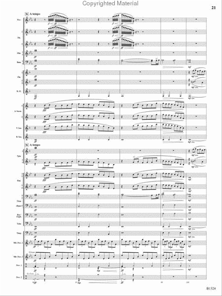 Fusion Concert Band scores gallery preview page 20