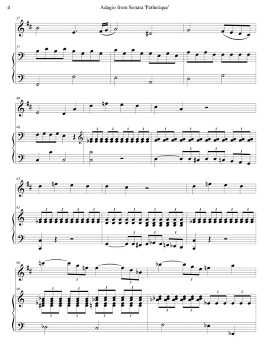Adagio Cantabile from Sonata 'Pathetique' image number null