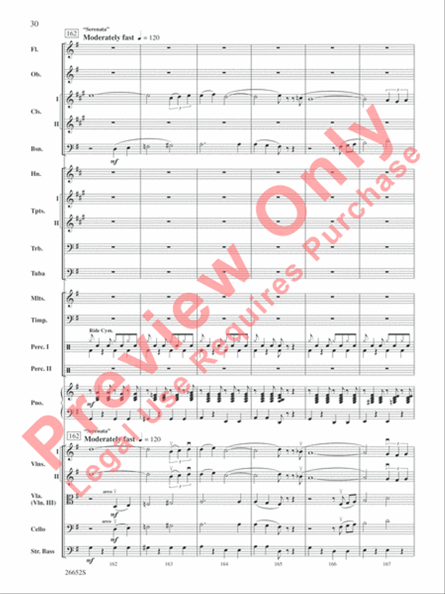 Leroy Anderson Favorites Full Orchestra scores gallery preview page 31