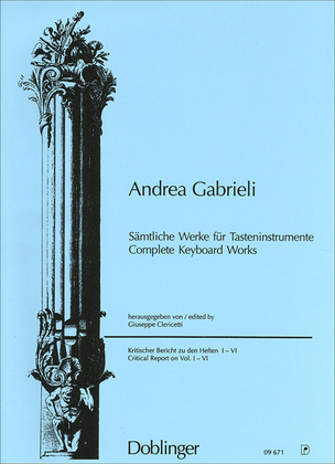 Book cover for Samtliche Werke fur Tasteninstrumente