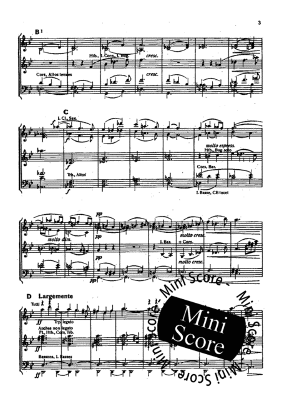 Psyche et Eros Concert Band scores gallery preview page 5