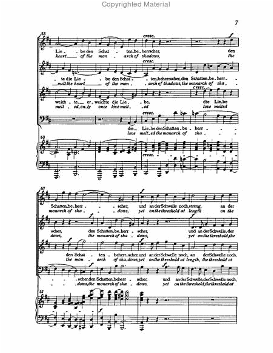 Nanie, Op.82 Choir scores gallery preview page 6