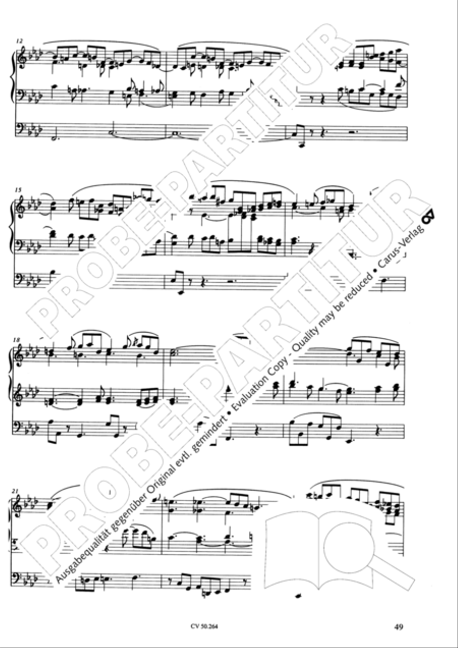 Free organ music for the Worship Service Organ Solo scores gallery preview page 50