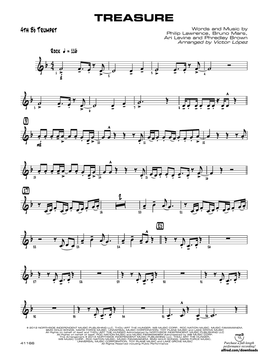 Treasure: 4th B-flat Trumpet