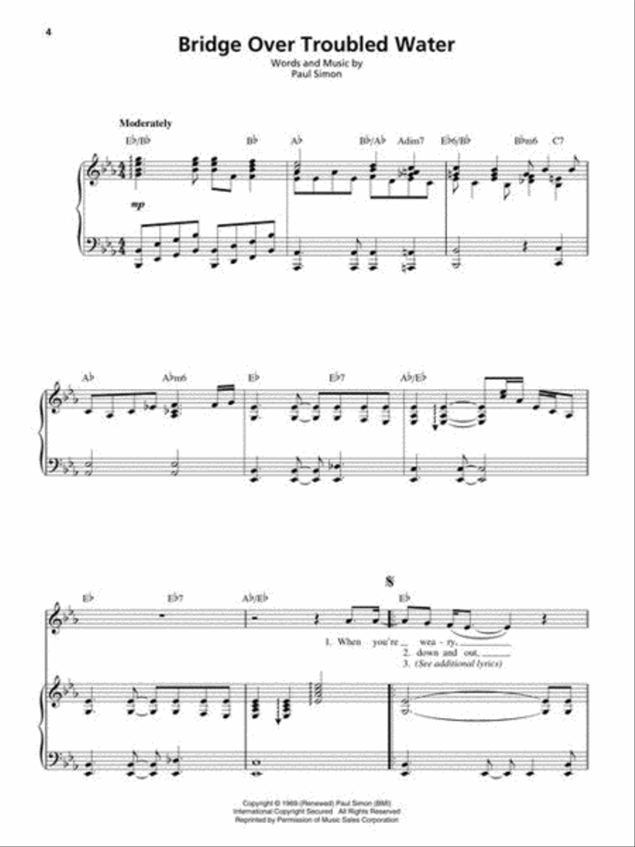 Rock Ballads Piano scores gallery preview page 5