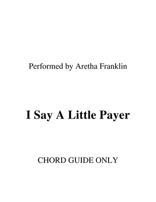 Book cover for I Say A Little Prayer