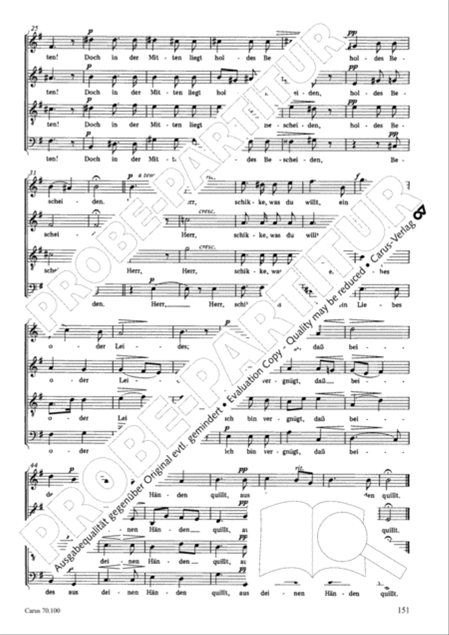 Geistliches Chorbuch der Romantik Choir scores gallery preview page 152