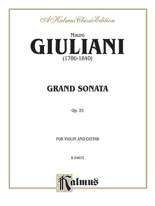 Book cover for Grand Sonata, Op. 25
