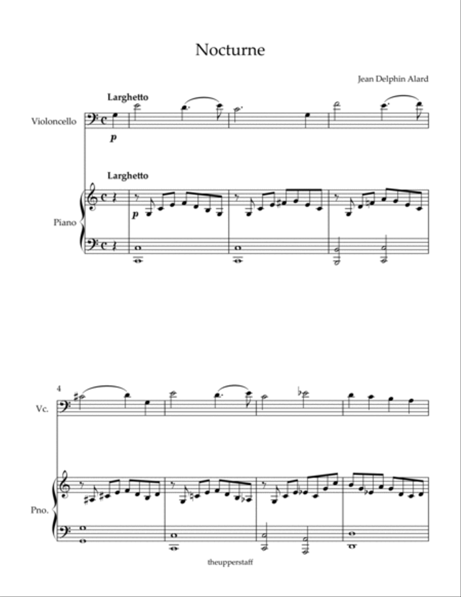 Nocturne Piano scores gallery preview page 2