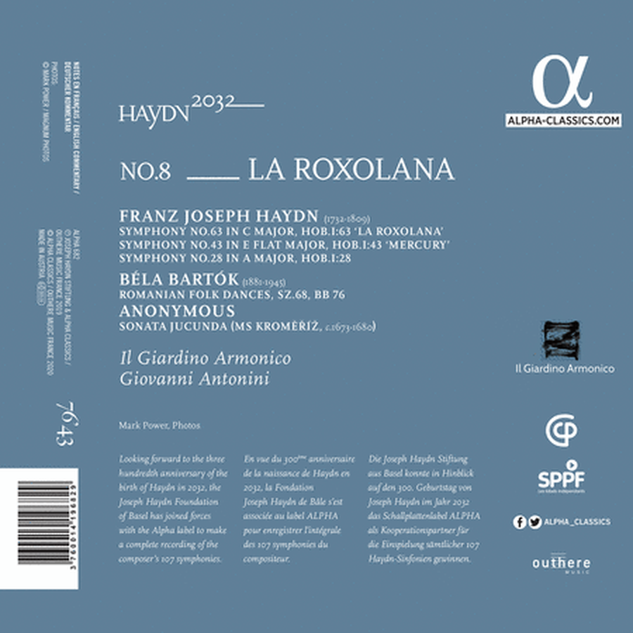 Il Giardino Armonico: Haydn 2032, Vol. 8 - La Roxolana