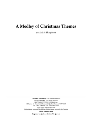 Book cover for A Medley of Christmas Themes