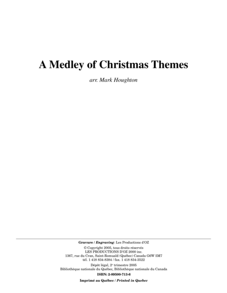 A Medley of Christmas Themes