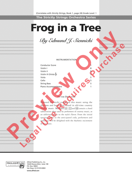 Frog in a Tree image number null