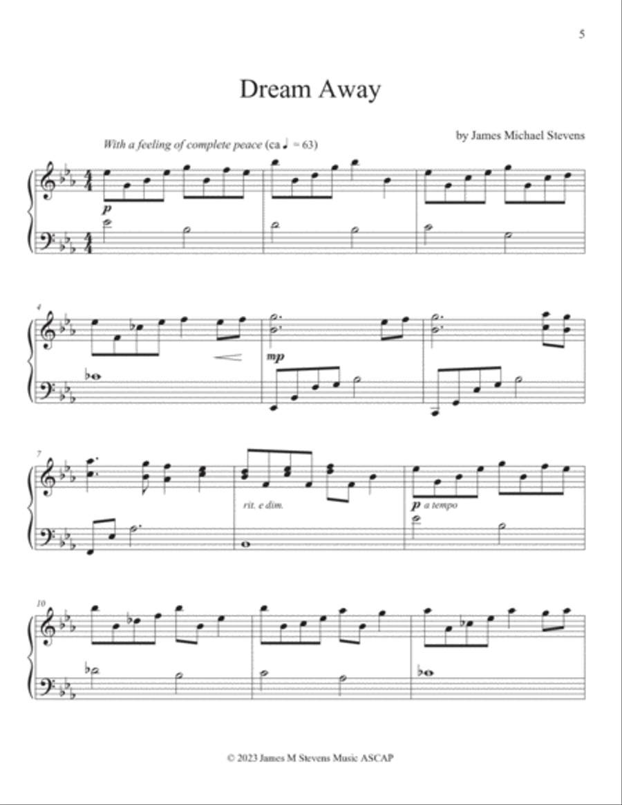 A Place Beyond Piano Book Piano Solo scores gallery preview page 5