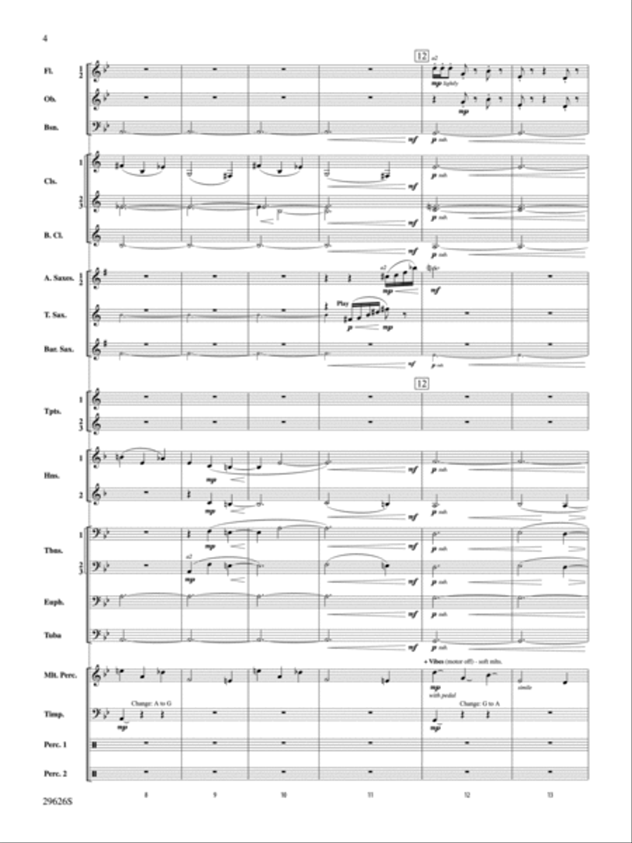 The Golden Compass, Concert Suite from the Original Movie Soundtrack Concert Band scores gallery preview page 3