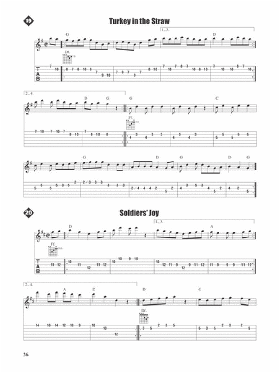 Fretboard Roadmaps – Bluegrass and Folk Guitar Acoustic Guitar scores gallery preview page 5