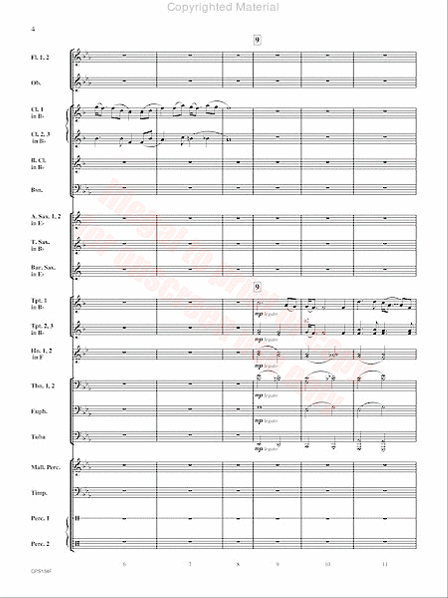 Chisholm Trail Concert Band scores gallery preview page 5