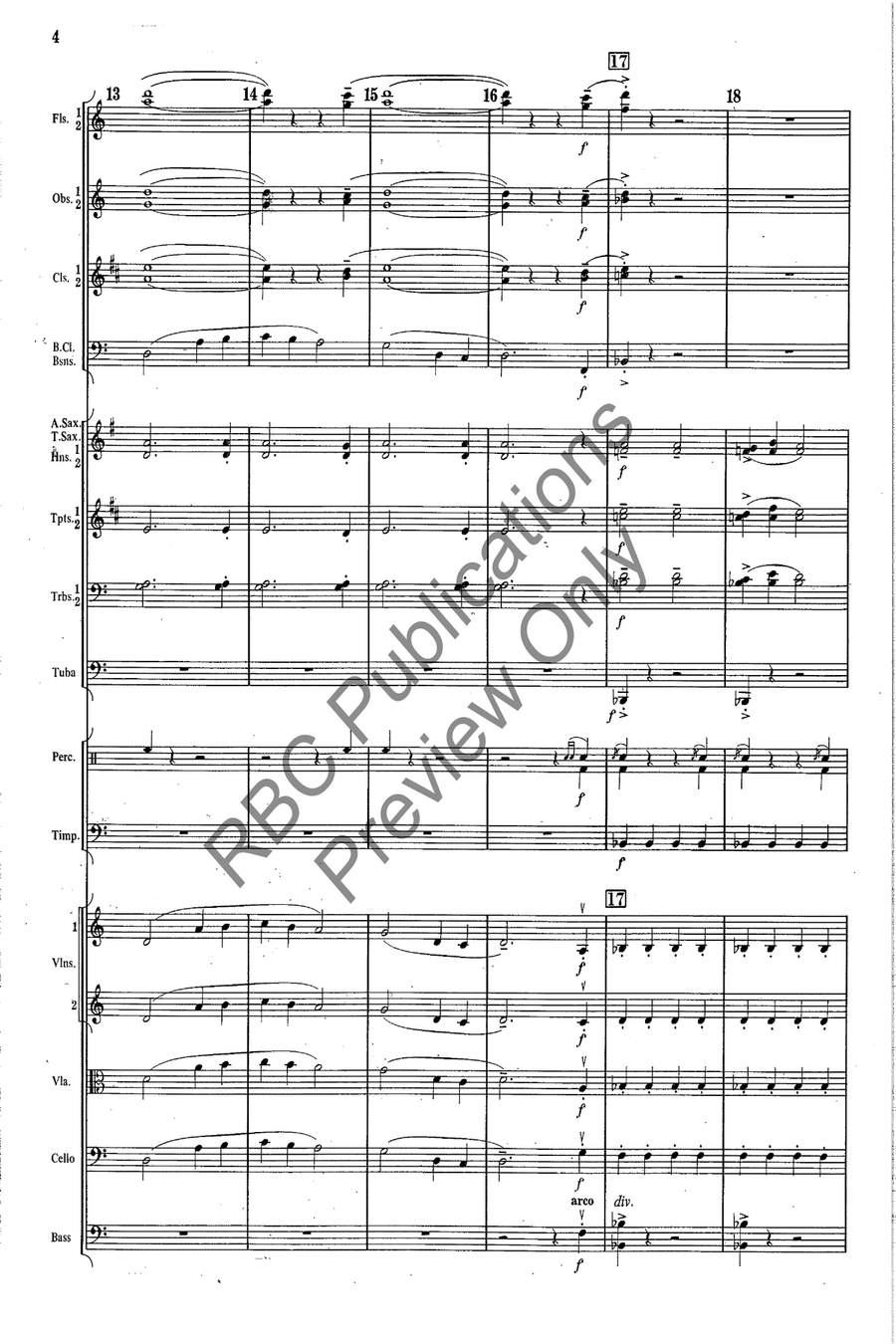 Peasant Suite Full Orchestra scores gallery preview page 5