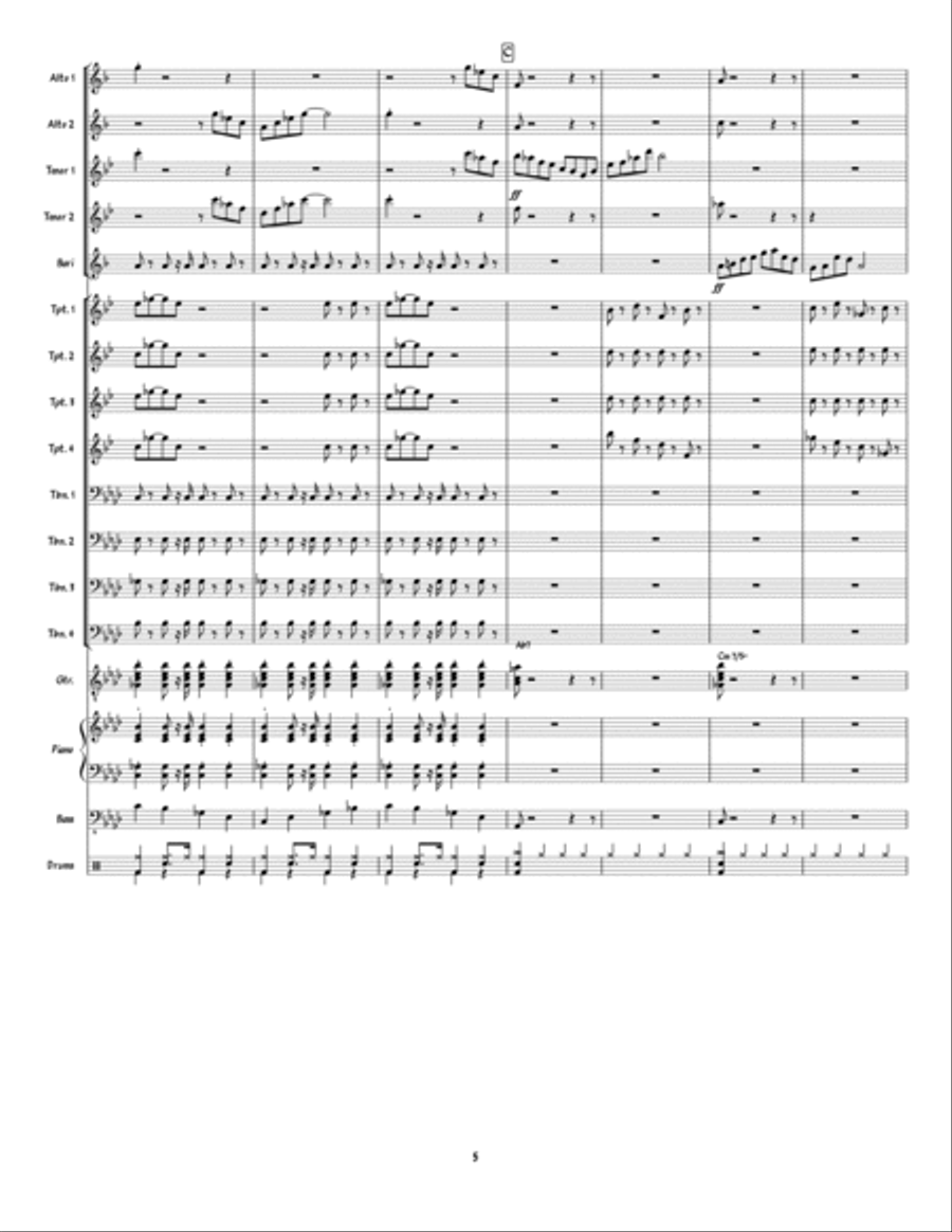 It's Time To Swing Jazz Ensemble scores gallery preview page 5