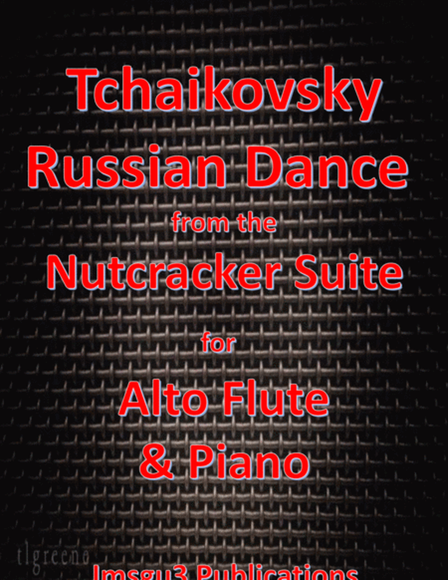 Tchaikovsky: Russian Dance from Nutcracker Suite for Alto Flute & Piano image number null