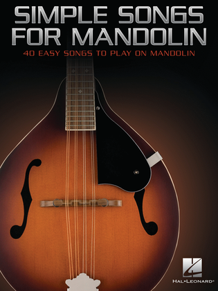 Book cover for Simple Songs for Mandolin