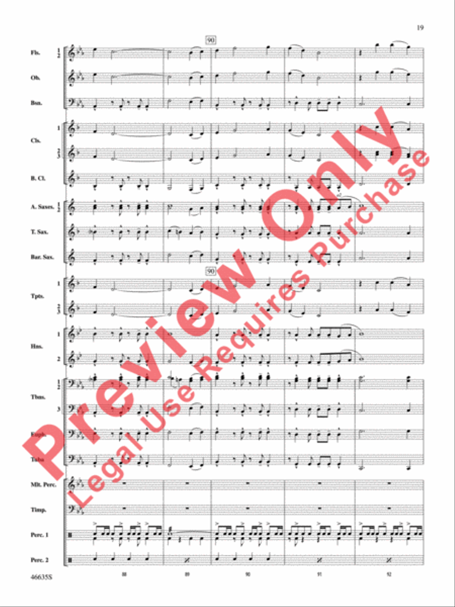 Best of the West! Concert Band scores gallery preview page 20
