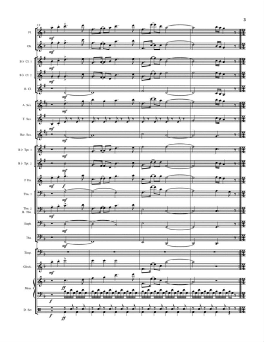 Asgore Concert Band scores gallery preview page 3