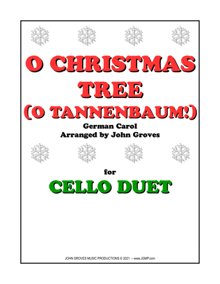 Book cover for O Christmas Tree (O Tannenbaum!) - Cello Duet
