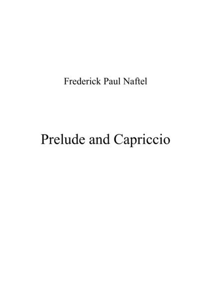 Prelude and Capriccio image number null