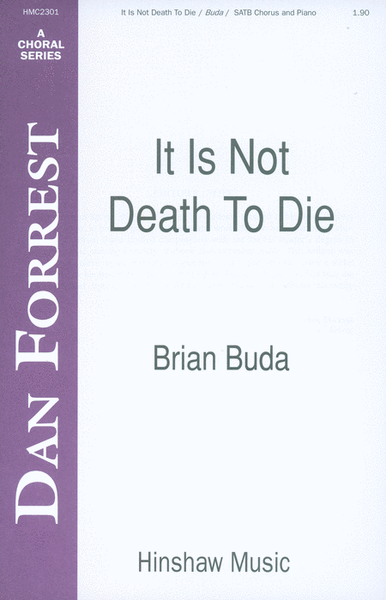 It Is Not Death to Die image number null