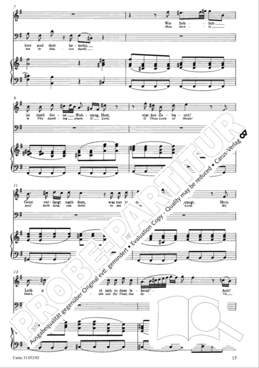 Dearest Jesus, sore I need Thee (Liebster Jesu, mein Verlangen) 4-Part scores gallery preview page 16
