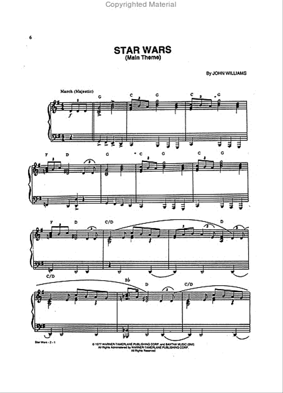 John Williams – Greatest Hits 1969-1999 Piano Solo scores gallery preview page 2