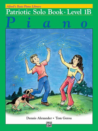 Book cover for Alfred's Basic Piano Course Patriotic Solo Book, Level 1B