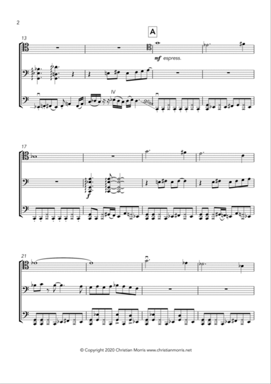 Groove Study for 3 Cellos String Trio scores gallery preview page 6