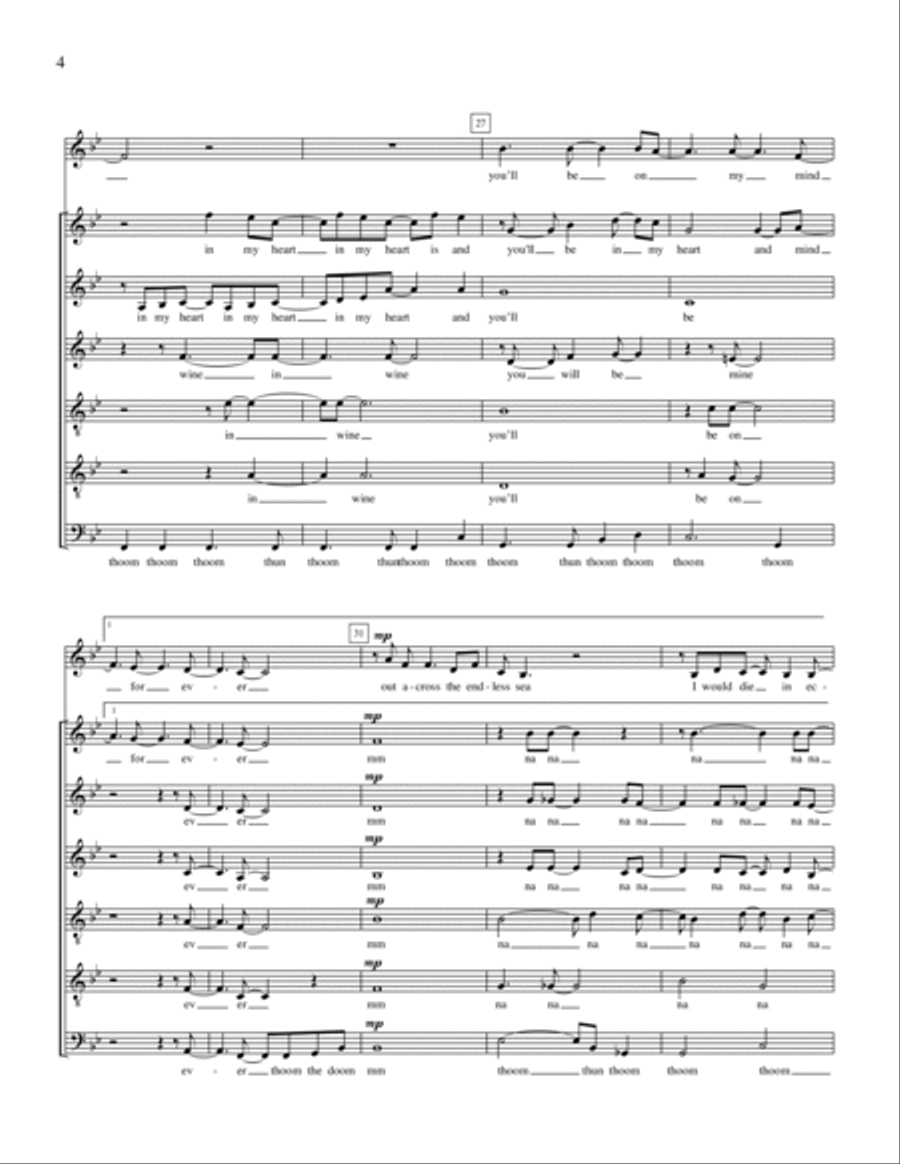 Don't Know Why Don't Know Why A Cappella scores gallery preview page 4