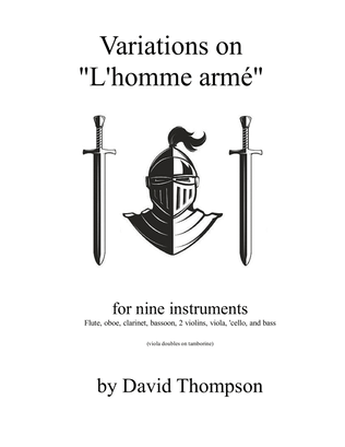 Book cover for Variations on "L'homme armè"
