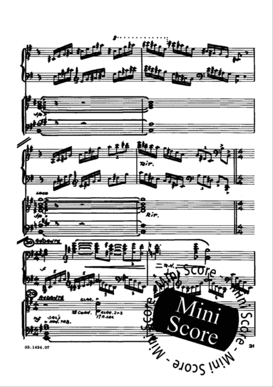 Warsaw Concerto Warsaw Concerto Concert Band scores gallery preview page 25