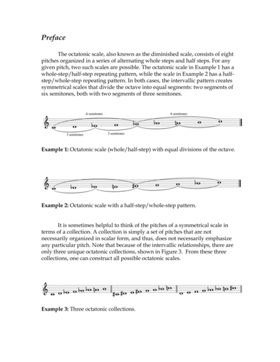 Eight Octatonic Studies for Guitar image number null
