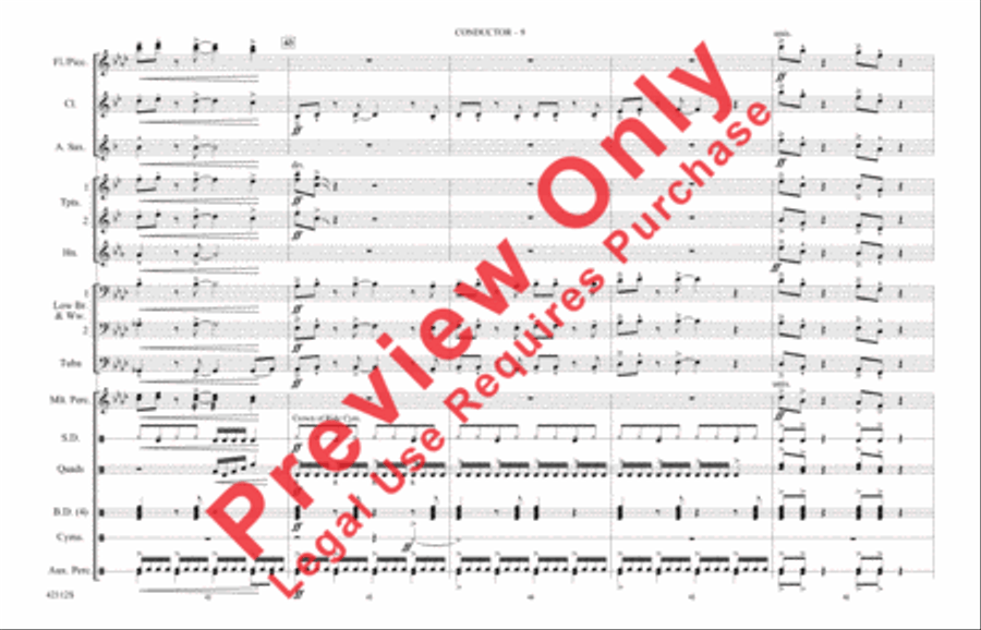 Strutter Strutter Marching Band scores gallery preview page 10
