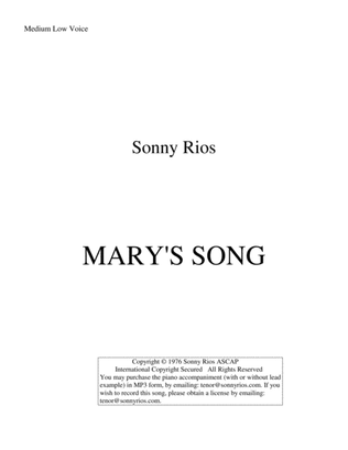 MARY'S SONG