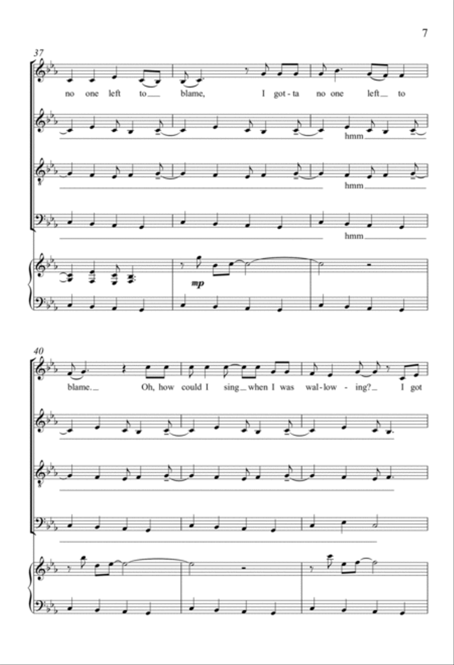 How Sweet the Sound Divisi scores gallery preview page 6