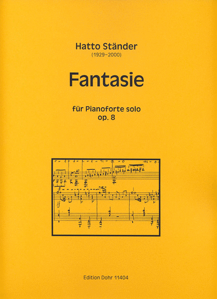 Fantasie für Pianoforte solo f-Moll op. 8 (1942)