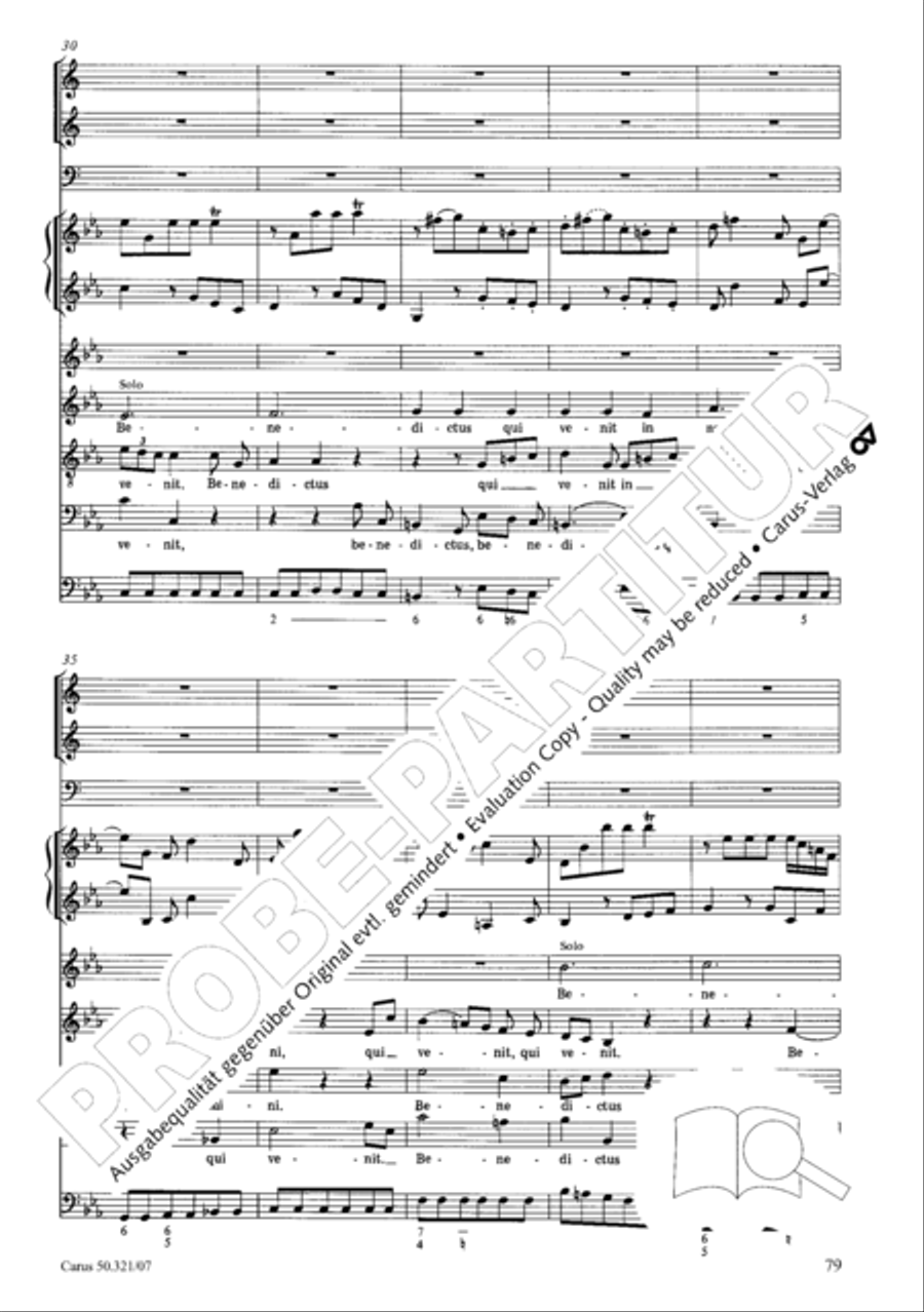 Requiem in C minor 4-Part scores gallery preview page 86