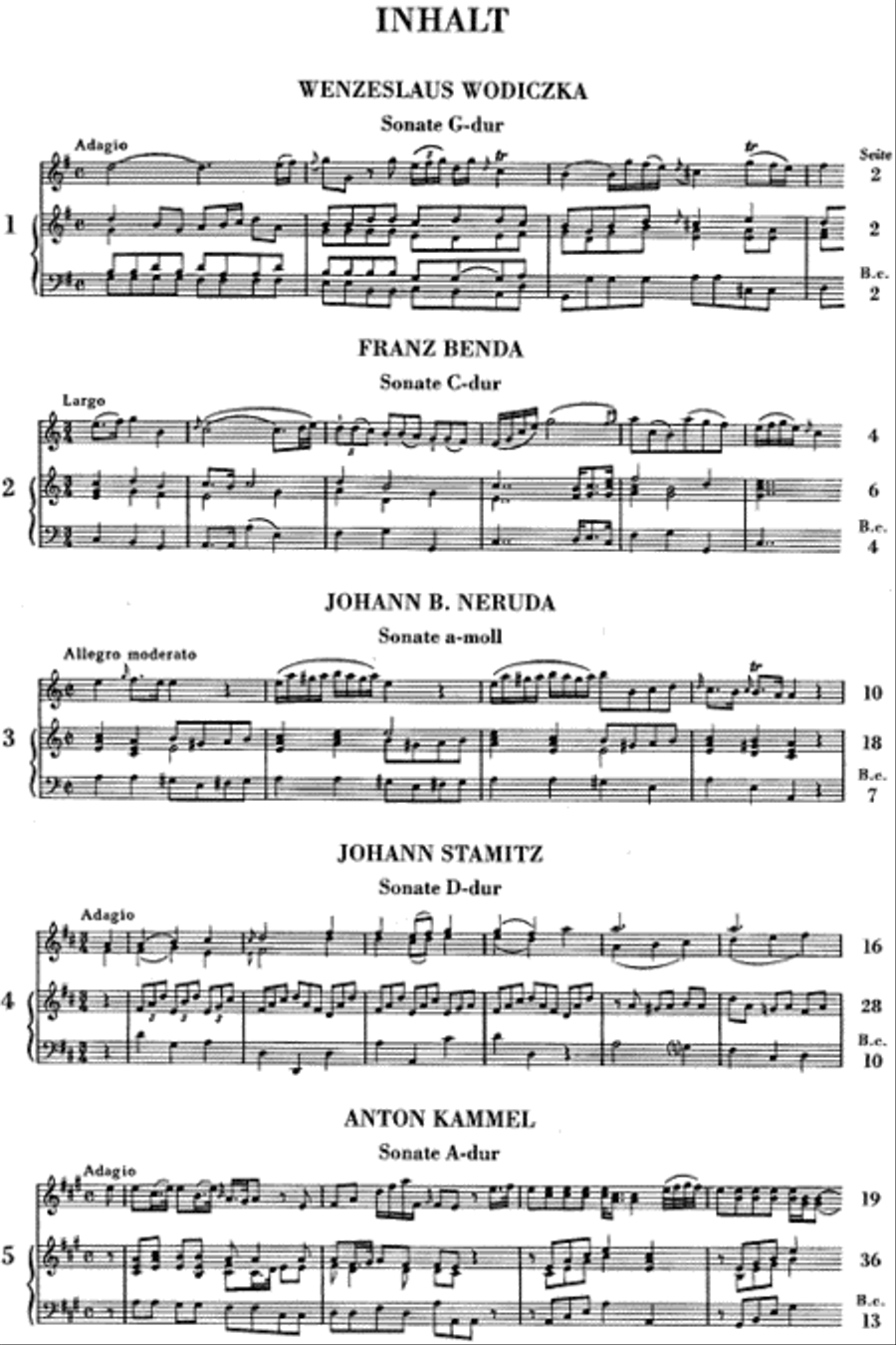 Bohemian Violin Sonatas – Volume I Violin Solo scores gallery preview page 2